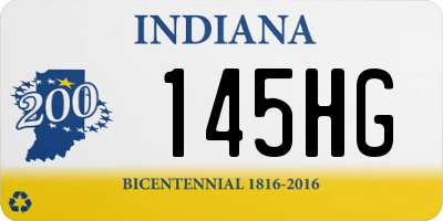 IN license plate 145HG