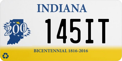 IN license plate 145IT