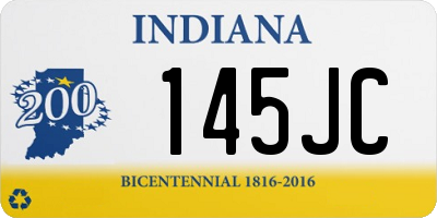 IN license plate 145JC