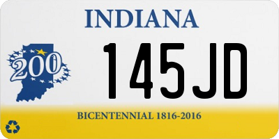 IN license plate 145JD