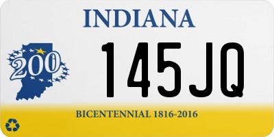 IN license plate 145JQ