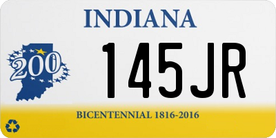 IN license plate 145JR