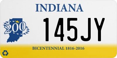 IN license plate 145JY