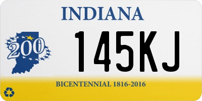 IN license plate 145KJ