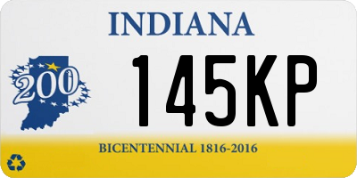 IN license plate 145KP