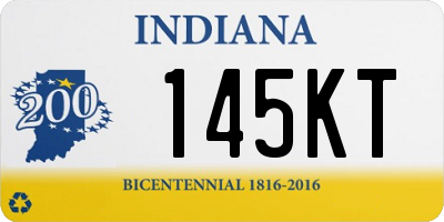 IN license plate 145KT