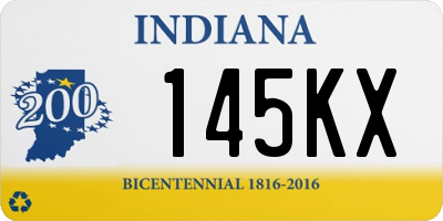 IN license plate 145KX