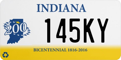 IN license plate 145KY