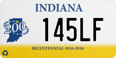 IN license plate 145LF