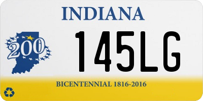 IN license plate 145LG