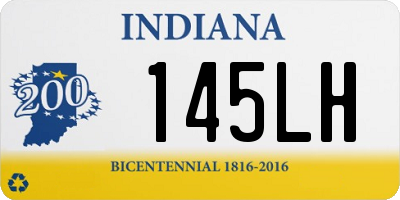 IN license plate 145LH