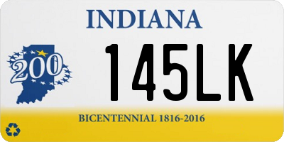 IN license plate 145LK