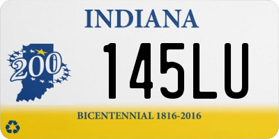 IN license plate 145LU