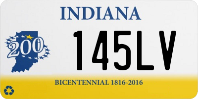 IN license plate 145LV