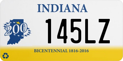 IN license plate 145LZ