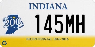 IN license plate 145MH