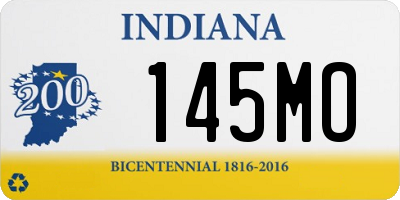 IN license plate 145MO
