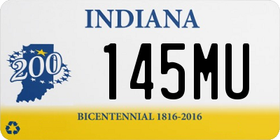 IN license plate 145MU