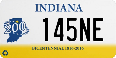 IN license plate 145NE