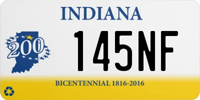 IN license plate 145NF