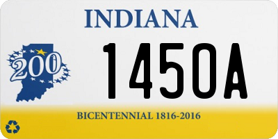 IN license plate 145OA