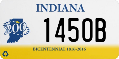 IN license plate 145OB