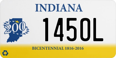 IN license plate 145OL