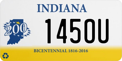 IN license plate 145OU