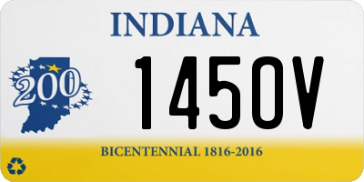 IN license plate 145OV