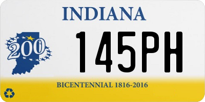 IN license plate 145PH