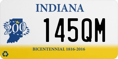 IN license plate 145QM