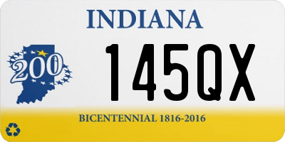 IN license plate 145QX