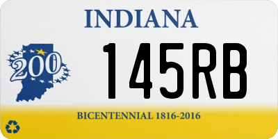 IN license plate 145RB