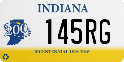 IN license plate 145RG