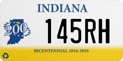 IN license plate 145RH