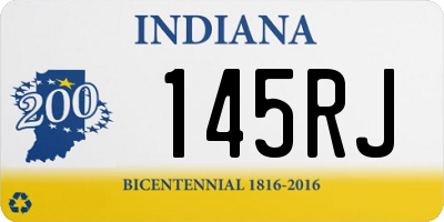 IN license plate 145RJ