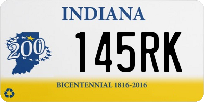 IN license plate 145RK