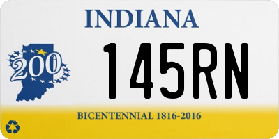 IN license plate 145RN