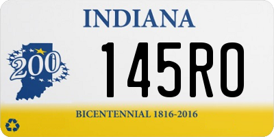 IN license plate 145RO