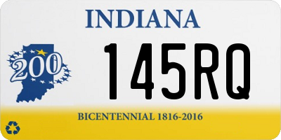 IN license plate 145RQ