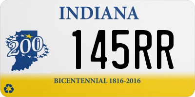 IN license plate 145RR