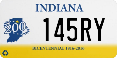 IN license plate 145RY