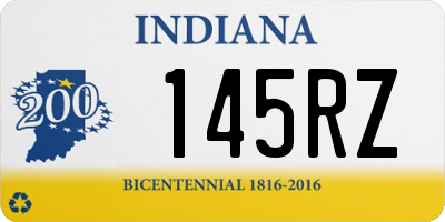 IN license plate 145RZ