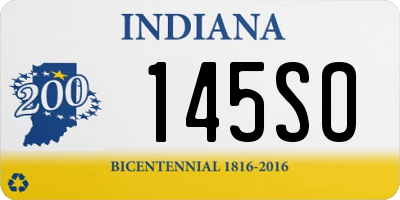 IN license plate 145SO