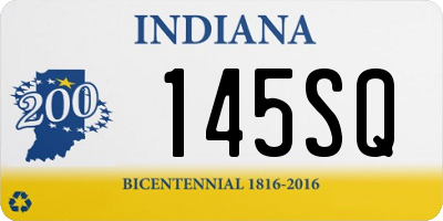 IN license plate 145SQ