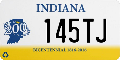 IN license plate 145TJ