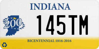 IN license plate 145TM