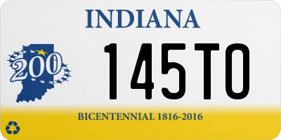 IN license plate 145TO