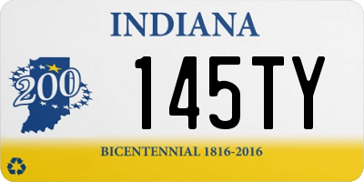 IN license plate 145TY