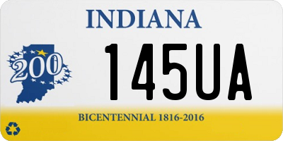 IN license plate 145UA